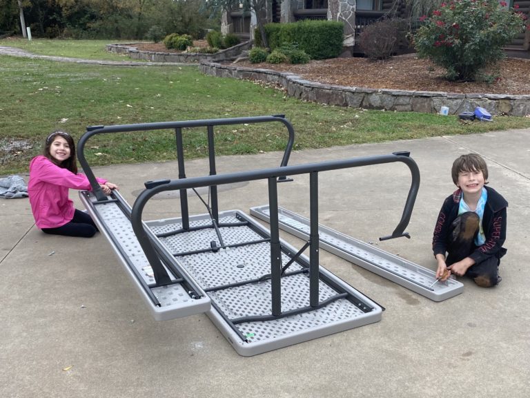 The One Where We Assemble a Picnic Table